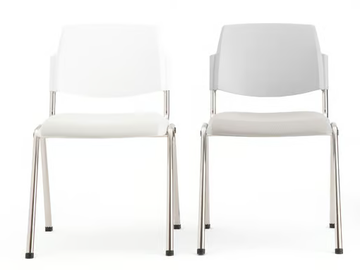 VOLÉE EASY SOFT - Upholstered stackable chair by Diemmebi