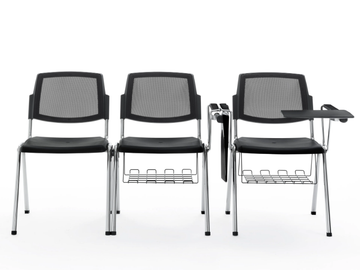 VOLÉE NET PLASTIC - Training chair with writing tablet by Diemmebi