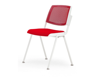 VOLÉE NET SOFT - Stackable fabric chair by Diemmebi