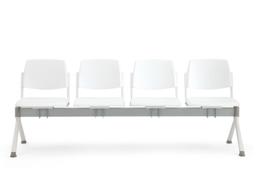 VOLÉE PLASTIC - Freestanding polypropylene beam seating by Diemmebi
