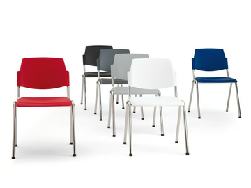 VOLÉE PLASTIC - Polypropylene chair by Diemmebi