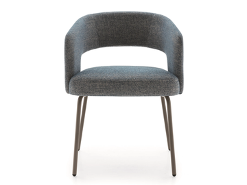 356 - Upholstered fabric garden chair by Ditre Italia