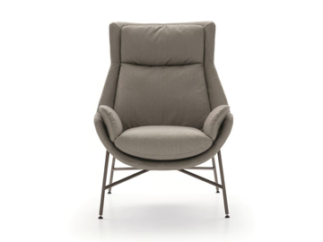 BEETLE - Fabric armchair with headrest by Ditre Italia