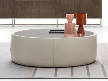 CLIP - Round coffee table for living room by Ditre Italia