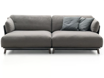KAILUA - 2 seater fabric sofa with chaise longue by Ditre Italia