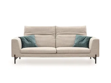 KIM HIGH - 3 seater fabric sofa by Ditre Italia