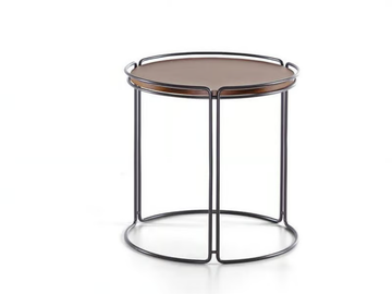 MONOLITH - Round metal coffee table by Ditre Italia