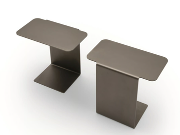 SKIN - Rectangular plate side table by Ditre Italia