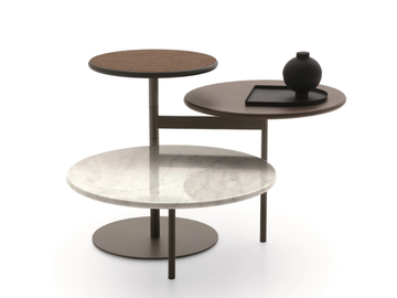 TRIS - Swivel coffee table by Ditre Italia