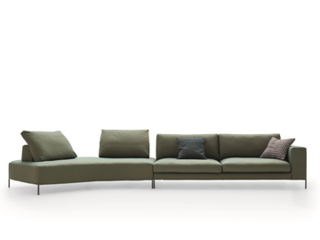 UNION - Sectional fabric sofa by Ditre Italia