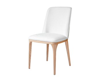 AMALFI - Upholstered fabric chair by DOM Edizioni