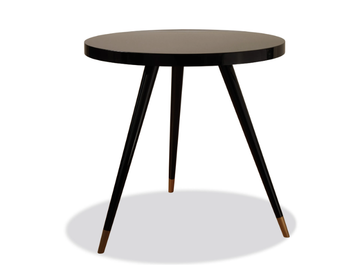 ANDREA BAR - Round wooden table by DOM Edizioni