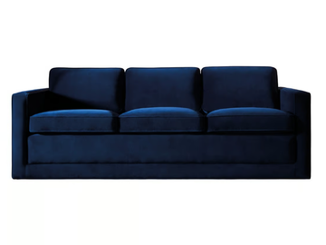 CHARLES - 3 seater fabric sofa by DOM Edizioni