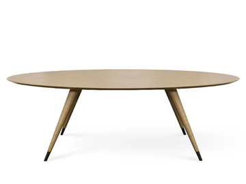 CUPERTINO DINNER - Oak dining table by DOM Edizioni