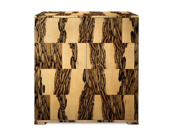 JACQUES - Wooden highboard with doors by DOM Edizioni