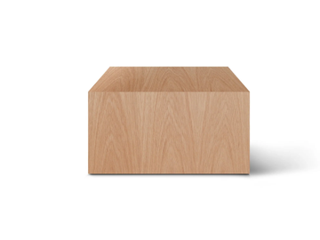 PORTOFINO - Square oak coffee table by DOM Edizioni