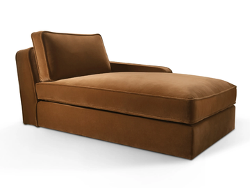 ROMEO - Upholstered fabric day bed by DOM Edizioni