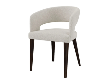BETA - Fabric chair with armrests by DÔME DECO