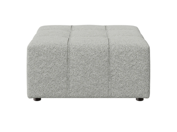 BRESCIA - Square tufted fabric pouf by DÔME DECO