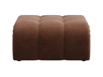 CALEB - Square fabric pouf by DÔME DECO