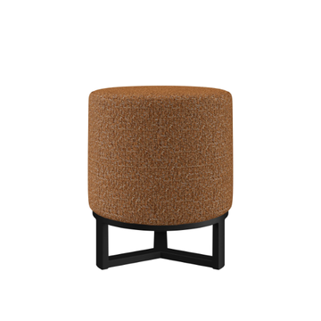 FLYNN - Round fabric pouf by DÔME DECO