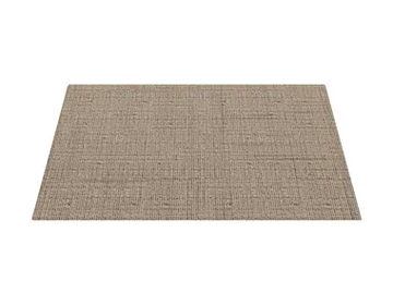 VOLGA - Solid-color rectangular jute rug by DÔME DECO