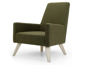 BOSTON HIGH - Armchair with armrests high-back by Domingo Salotti