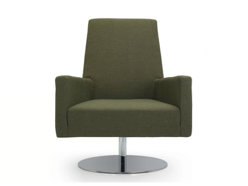 BOSTON HIGH - Swivel armchair high-back by Domingo Salotti