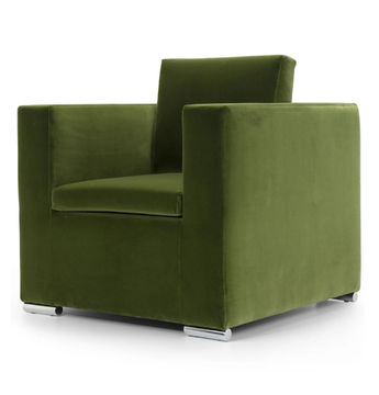 LOWELL - Lobby chair with removable cover with armrests by Domingo Salotti