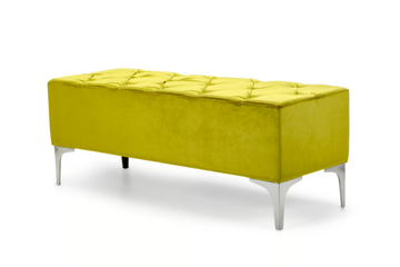 MEGH - Tufted upholstered fabric bench by Domingo Salotti