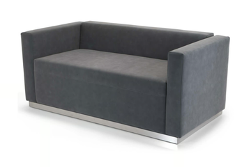 QUINCY - 2 seater leather sofa by Domingo Salotti