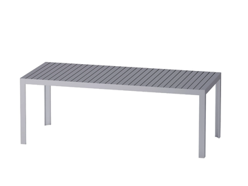 KALIMBA - Rectangular Anodized aluminium garden table by Driade