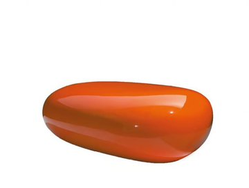 KOISHI - Oval glass-fibre coffee table by Driade