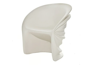 MODESTY VEILED - Polyethylene armchair with armrests by Driade