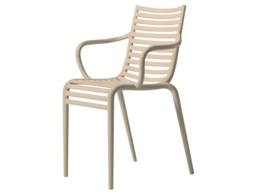 PIP–E - Polypropylene chair with armrests by Driade