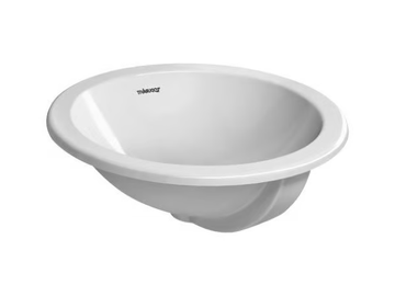 ARCHITEC - Inset ceramic washbasin with overflow by Duravit