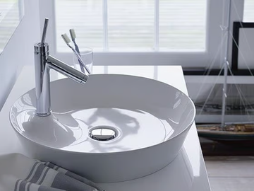 CAPE COD - Countertop round DuraCeram® washbasin by Duravit