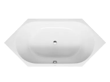 D-CODE - Built-in hexagonal bathtub by Duravit