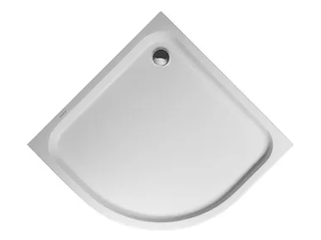 D-CODE - Corner acrylic shower tray by Duravit