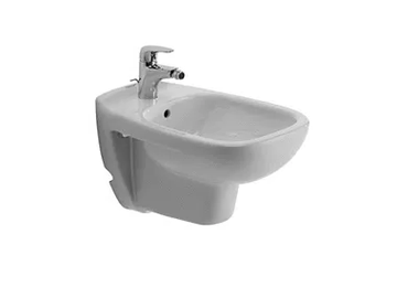 D-CODE - Wall-hung ceramic bidet by Duravit