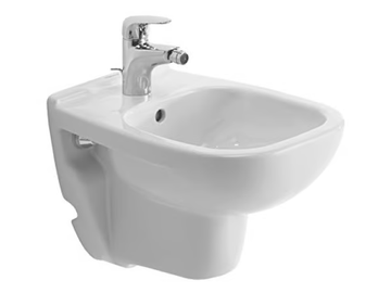 D-CODE - Wall-hung compact ceramic bidet by Duravit