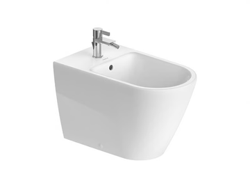 D-NEO - Floor mounted ceramic bidet with overflow by Duravit