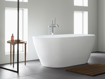 D-NEO - Freestanding oval DuraSolid bathtub by Duravit