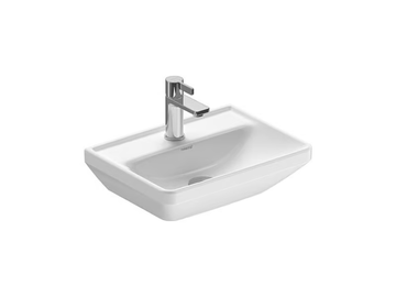 D-NEO - Rectangular ceramic handrinse basin by Duravit