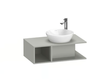 D-NEO - Wall-mounted wooden vanity unit by Duravit
