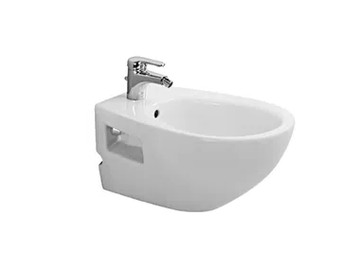 DURAPLUS - Wall-hung ceramic bidet by Duravit