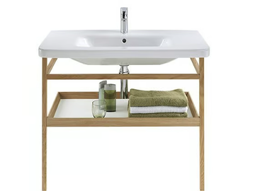 DURASTYLE - Oak console sink by Duravit