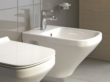 DURASTYLE - Wall-hung ceramic bidet by Duravit
