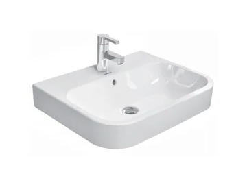 HAPPY D.2 - Countertop ceramic washbasin by Duravit