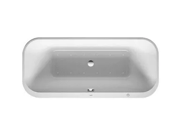 HAPPY D.2 - Hydromassage freestanding acrylic bathtub by Duravit
